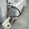 Industrial parts cleaning machine for the cleaning of train/metro batteries