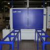 Industrial parts cleaning machine for the cleaning of train/metro wheel components