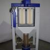 Injection blast cabinet for the blasting of railway brake parts